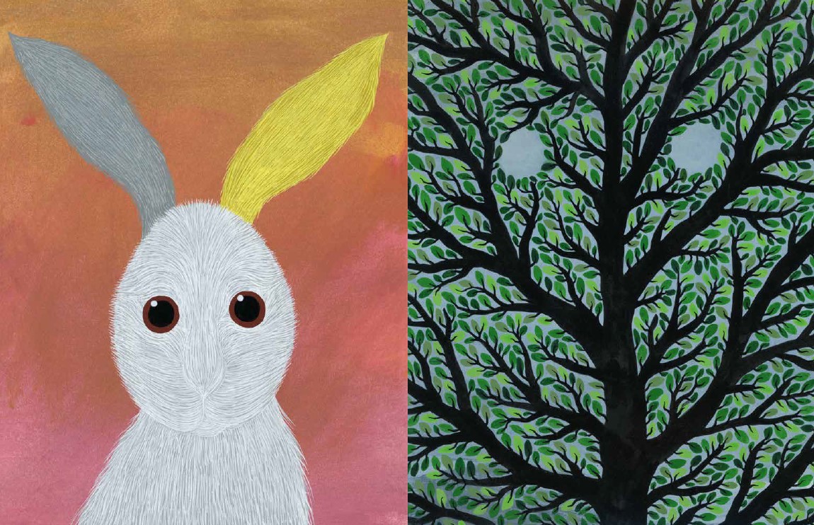bunny and tree inside 1